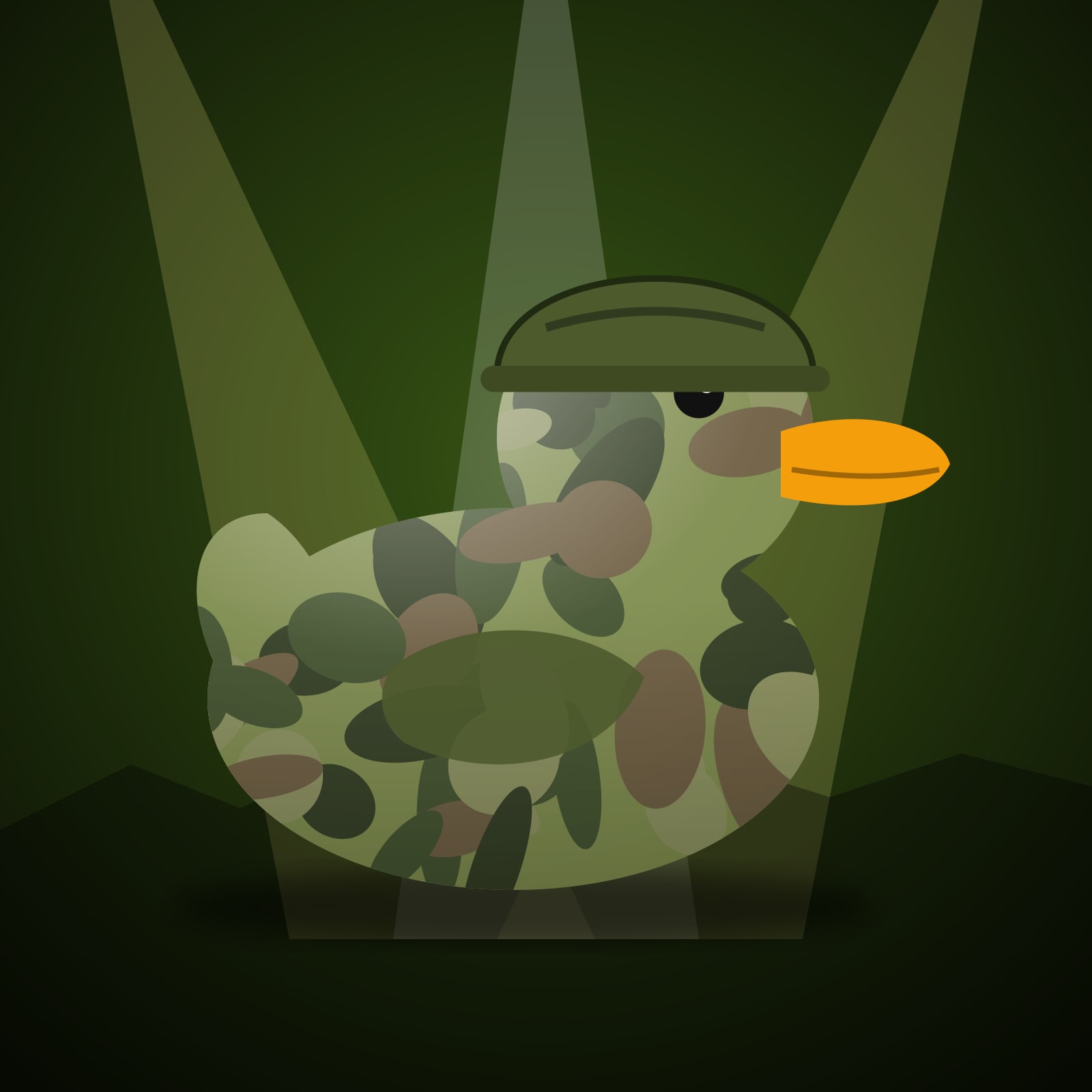 Camo Trooper Duck