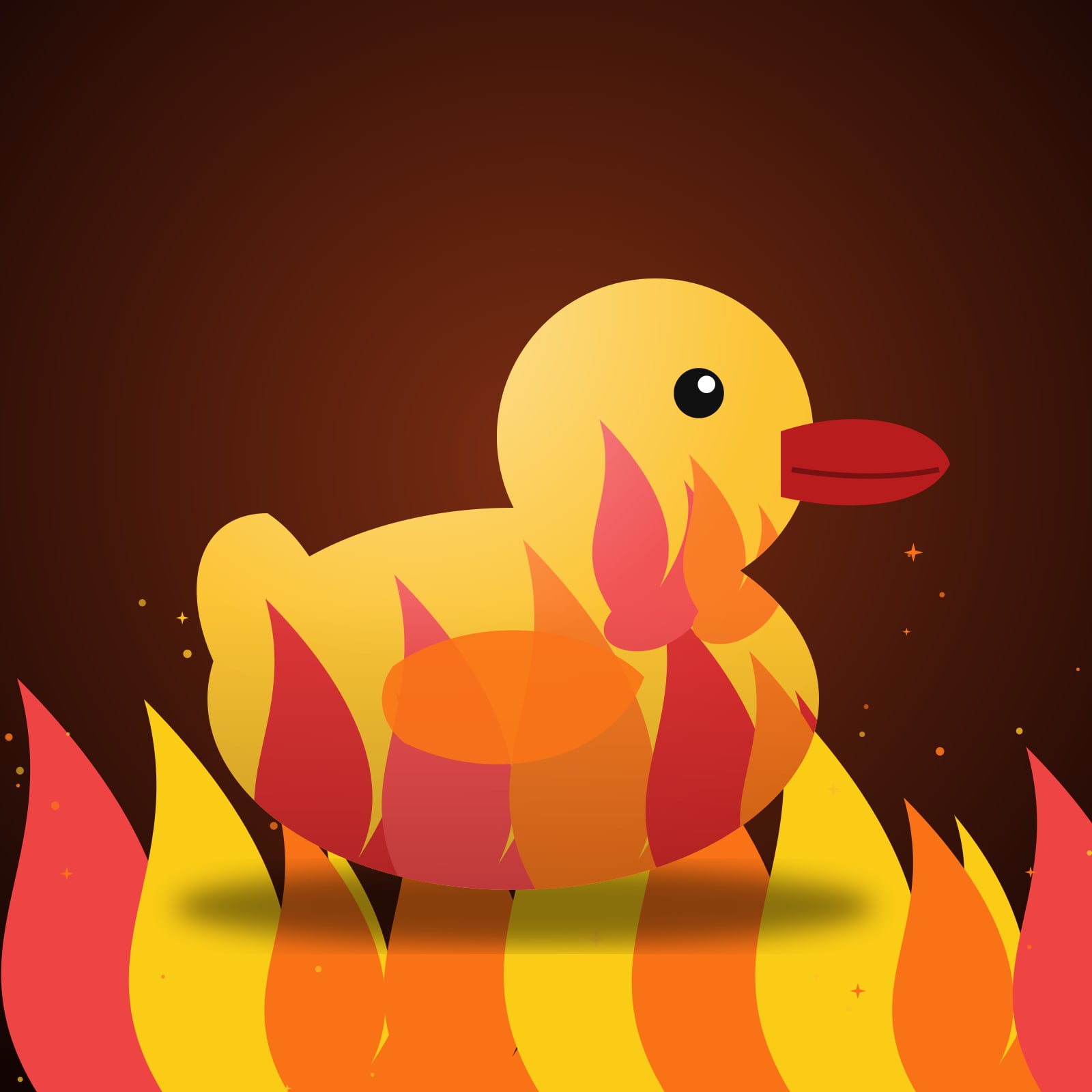 Pyro Flame Duck
